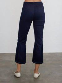 Margaret O'Leary - Denim Crop High Rise Flare Pant