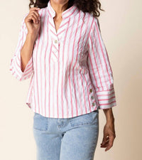 Habitat - Hampton Stripe Vineyard Shirt Top