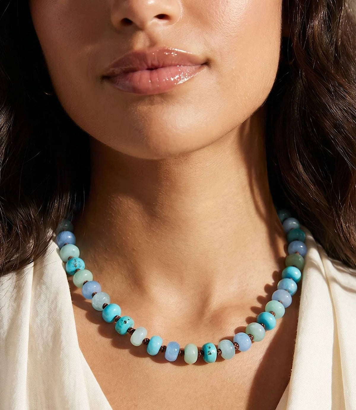 Marlyn Schiff - Women's Beaded Gemstone Necklace