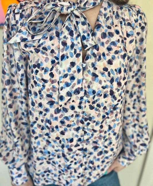 Greylin - Laurel Tie Neck Blouse