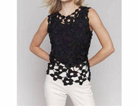Charlie B - Crochet Flower Top