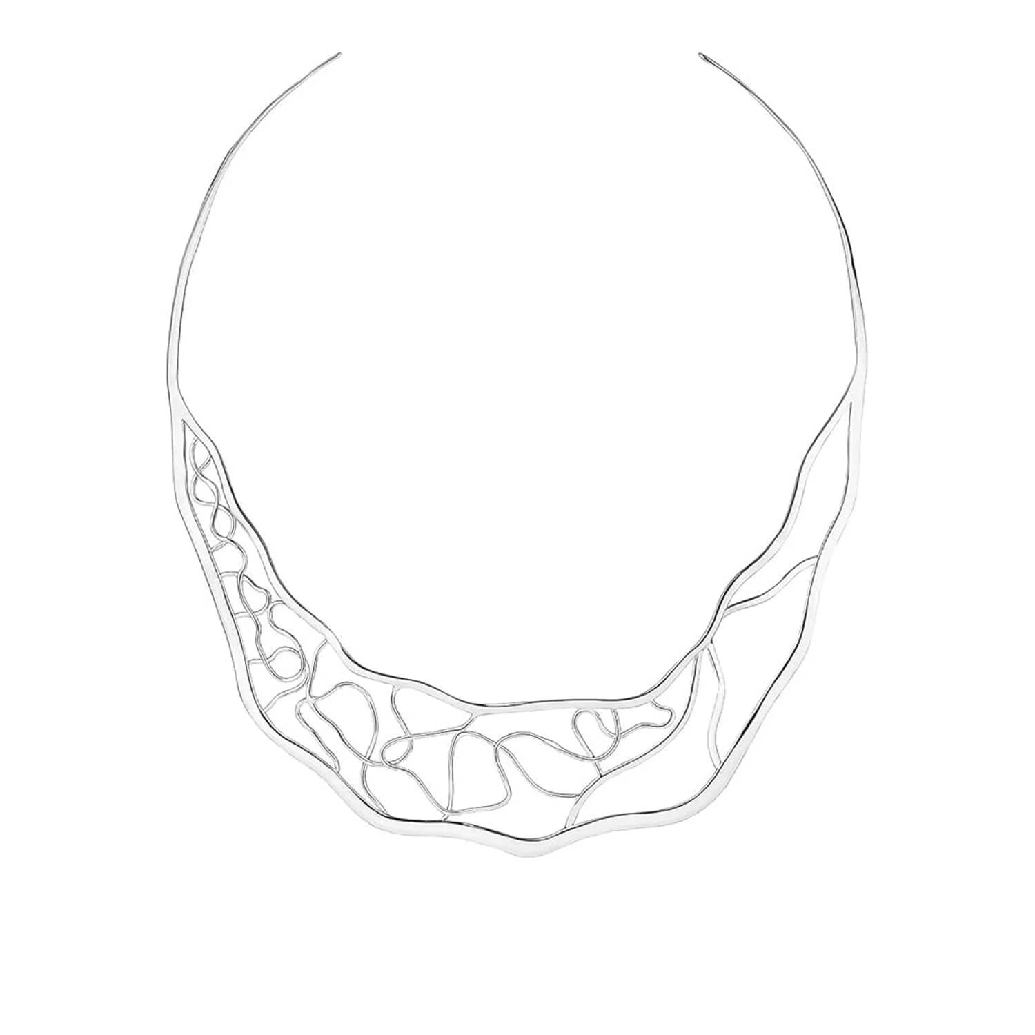 Gold & Honey - Women's Abstract Cuff Choker