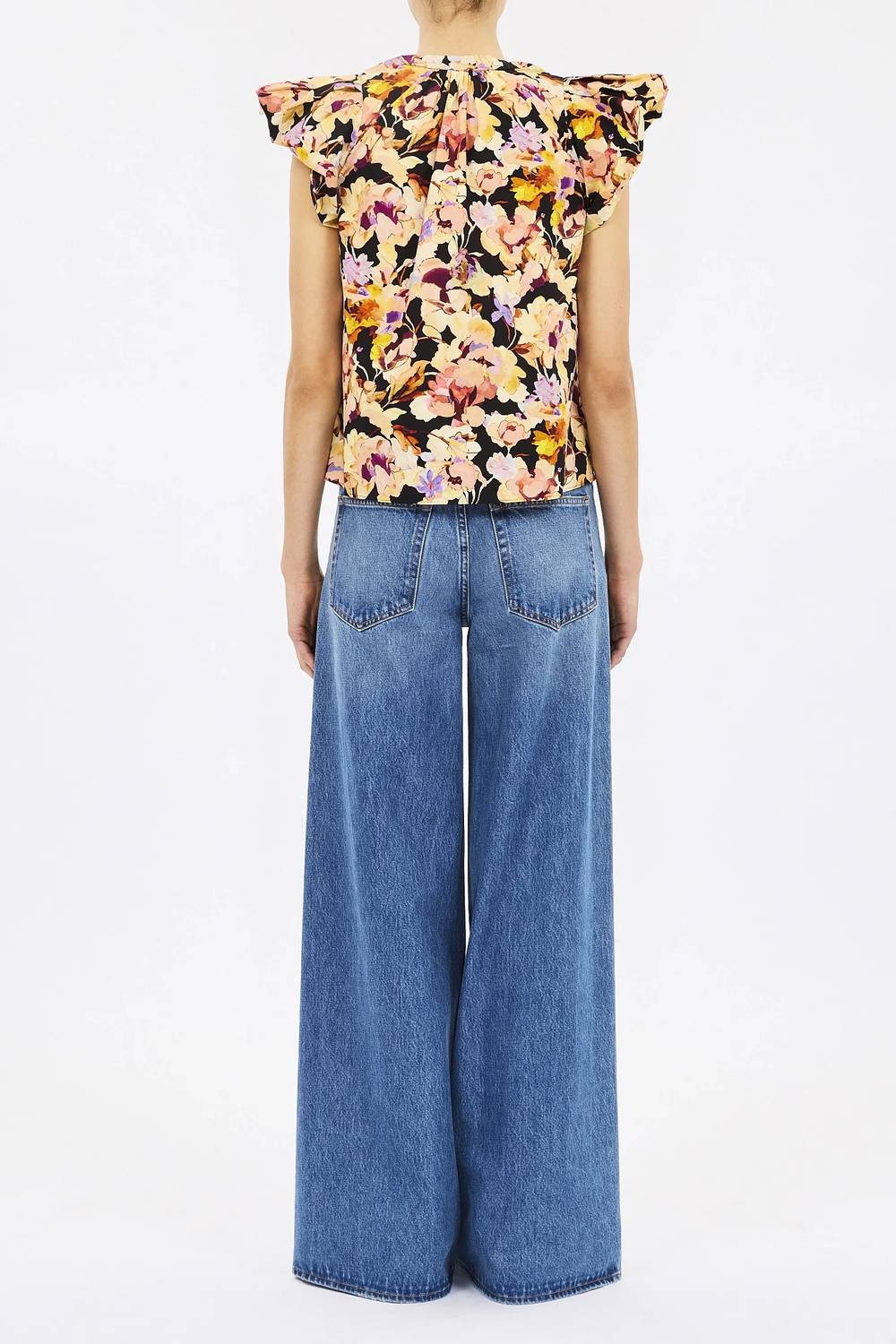 Ulla Johnson - Abril Floral Ruffled Top