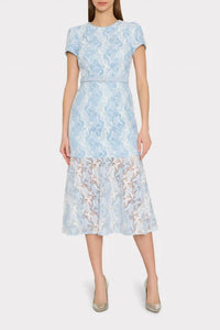 Milly - Tahlia Butterfly Lace Midi Dress