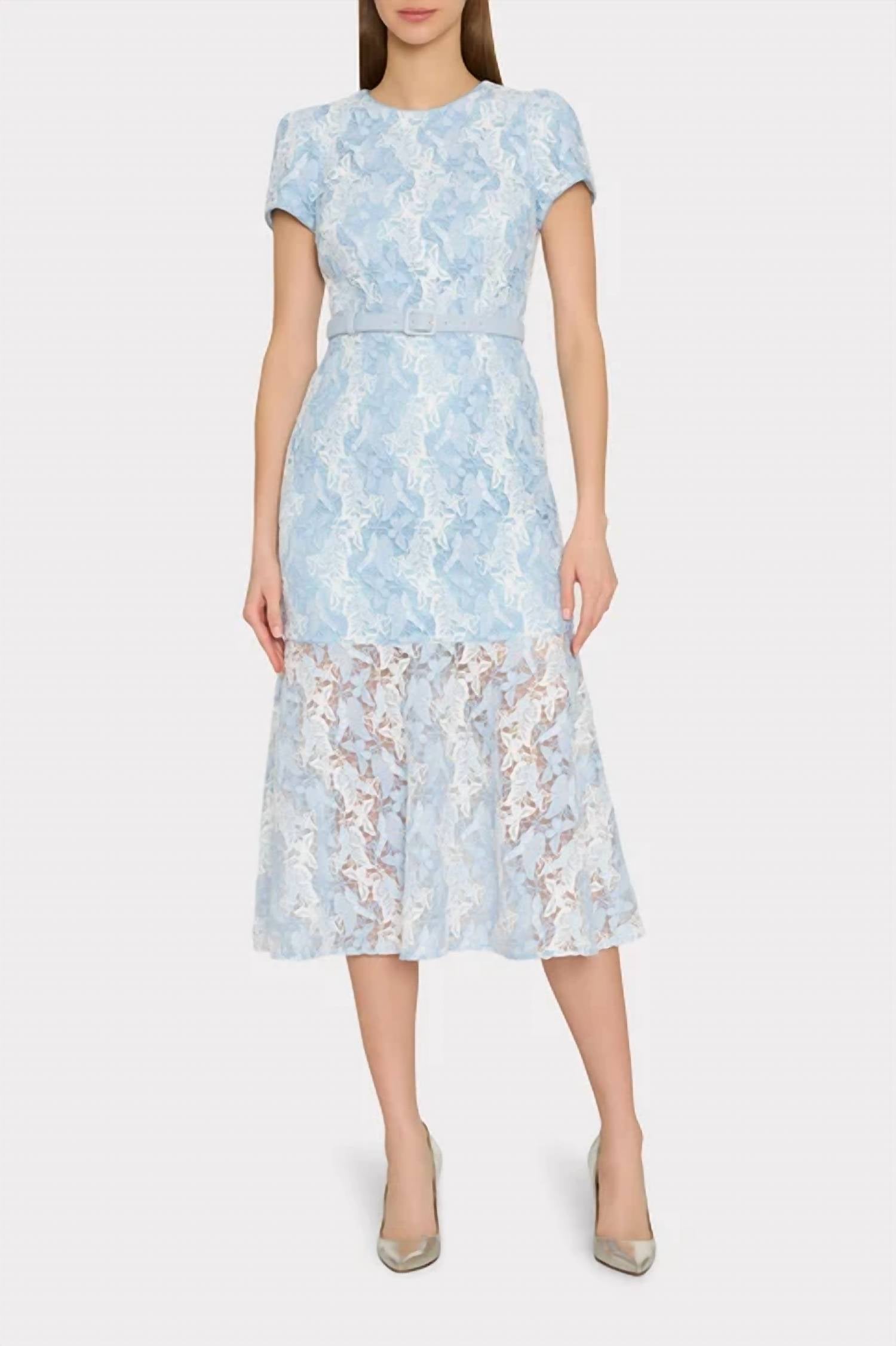 Milly - Tahlia Butterfly Lace Midi Dress