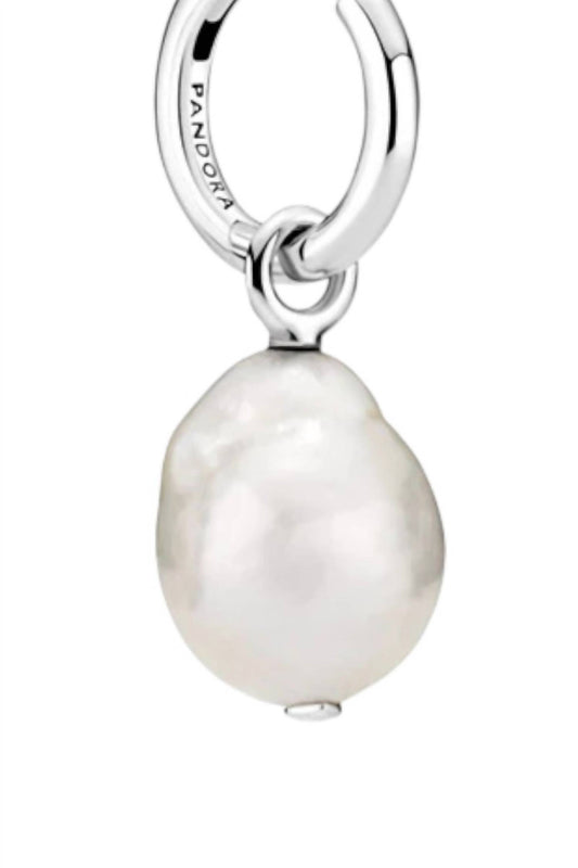 Pandora - Women's Freshwater Pearl Hoop Earrings