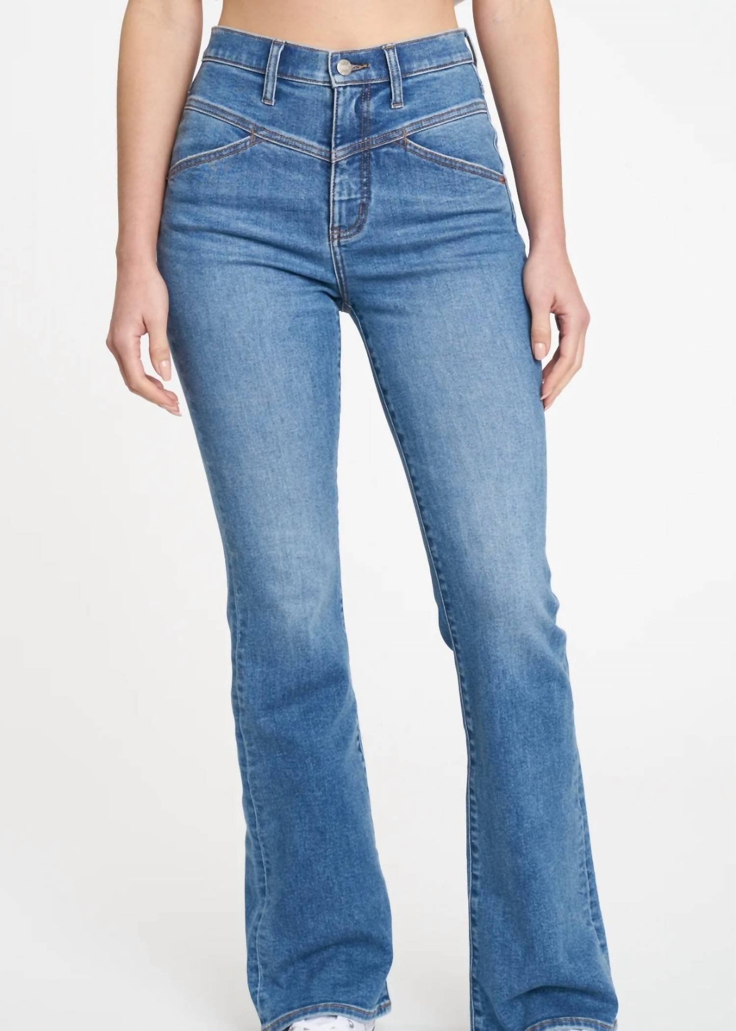 Daze - Women's Go Getter High Rise Flare Jeans