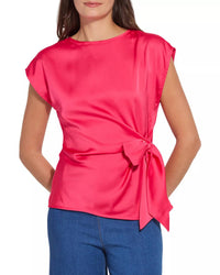 Lysse - Rosalia Tie Drape Mix Media Top