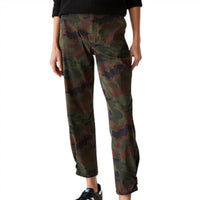 Michael Stars Women's Maxine Twill Camo Convertible Pant in olive combo - women's pants - alternate view