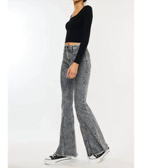 Kancan - Reya High Rise Flare Jeans