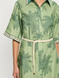 KIVARI Mini Shirt Dress in alani - women's dress - view 4