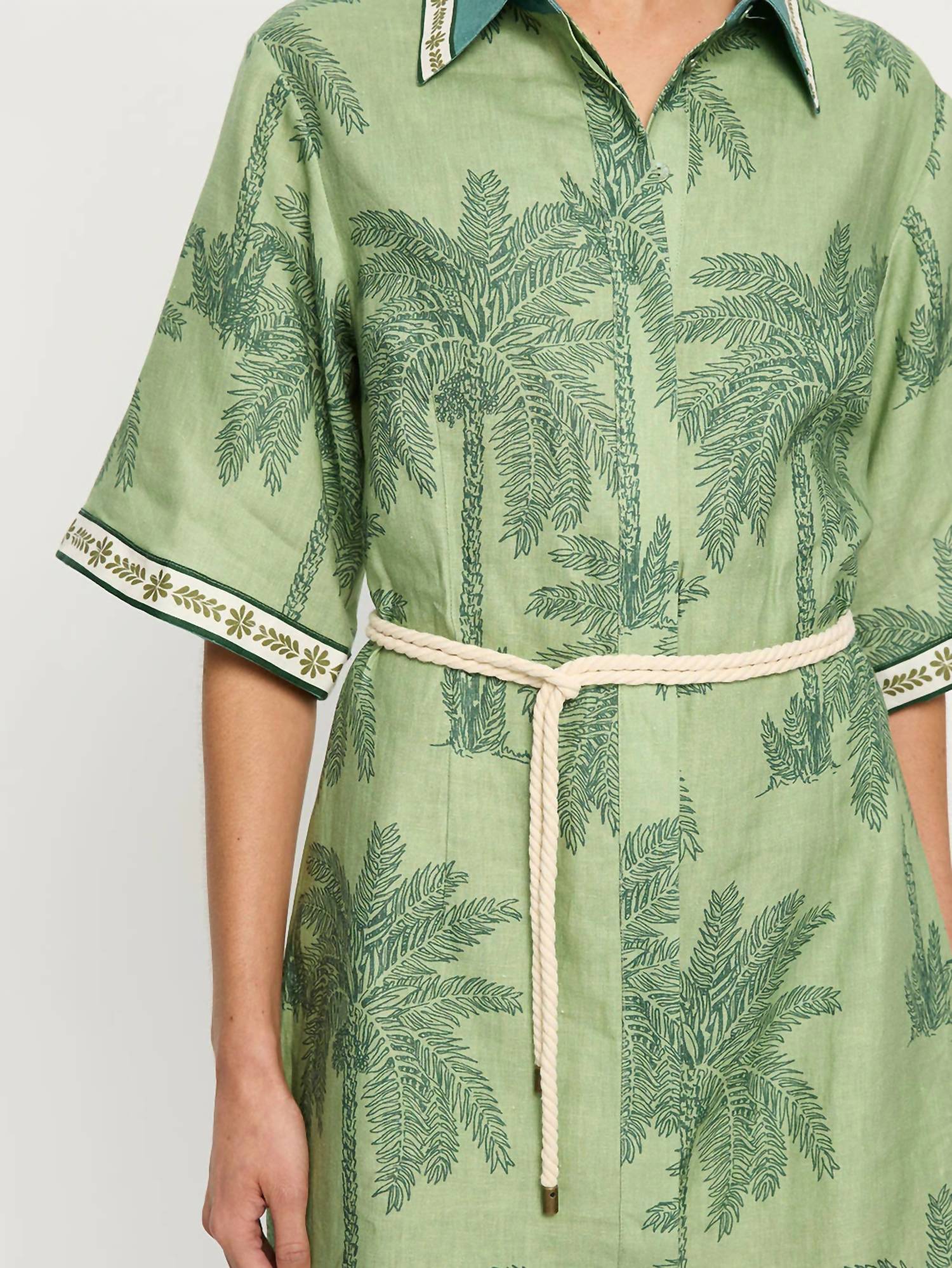 KIVARI Mini Shirt Dress in alani - women's dress - view 4