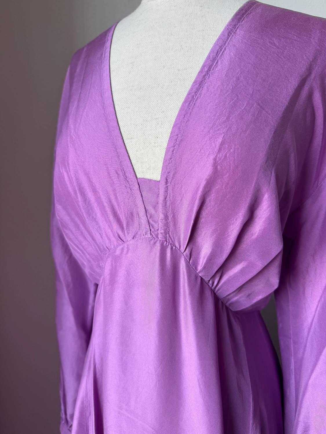 Forte Forte - Habotai Silk Long Sleeve Dress
