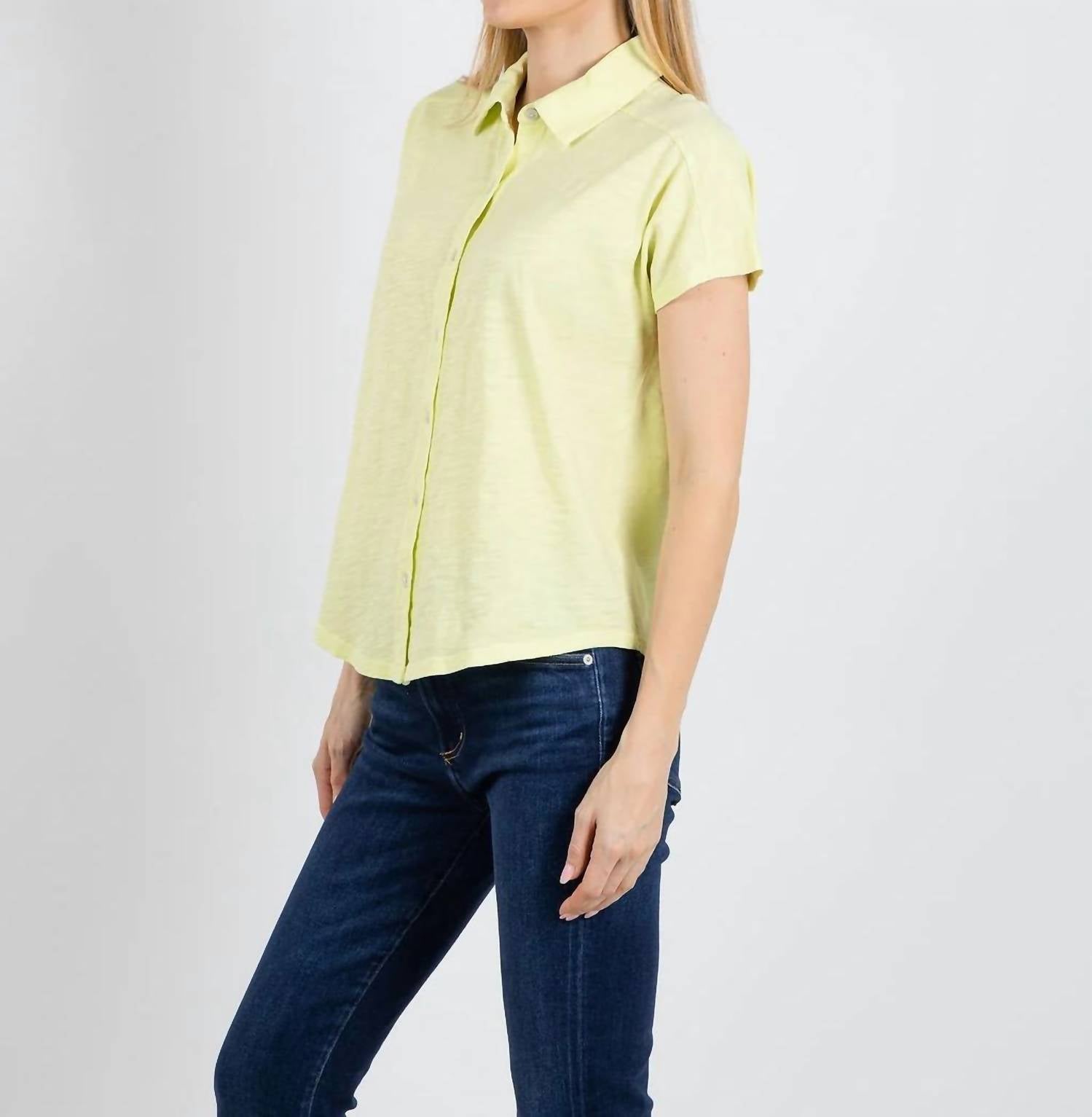 Elliott Lauren - Bella Button Front Tee