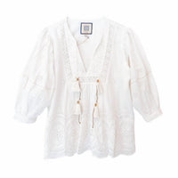 Bell By Alicia Bell - Katie Eyelet Top