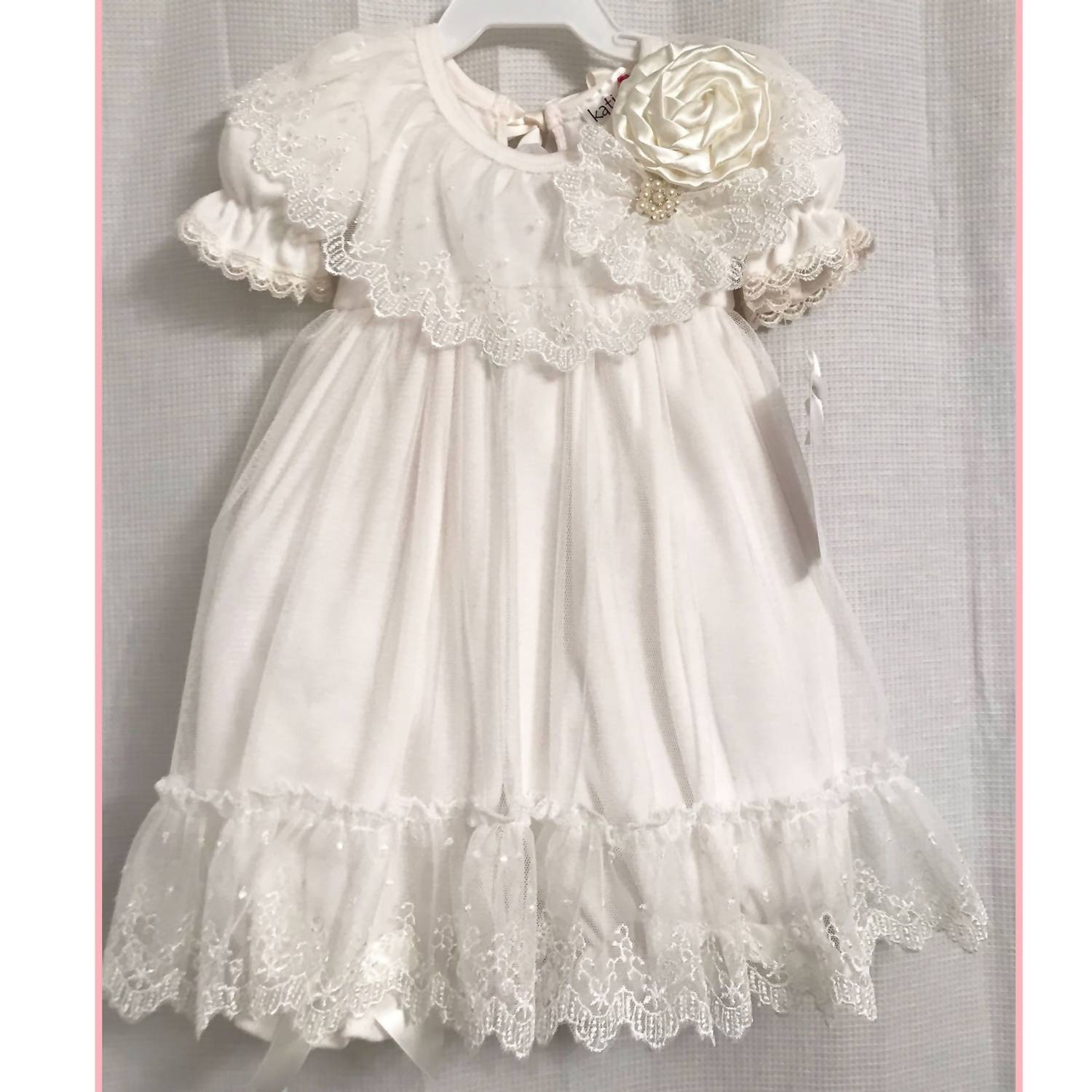 Katie Rose - Kids Lace "Lee Ann" Romper Dress