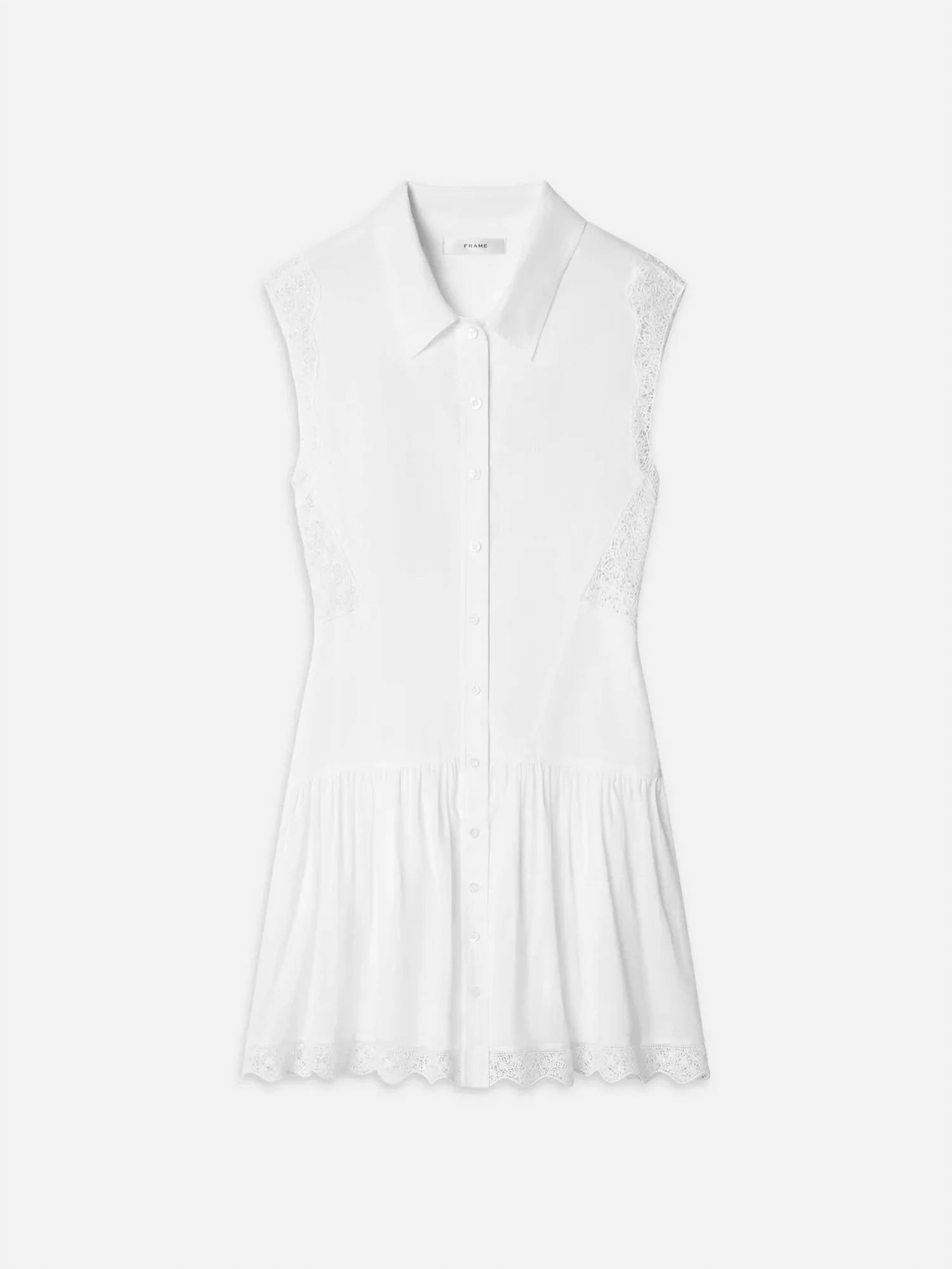 Frame - Embroidered Day Dress