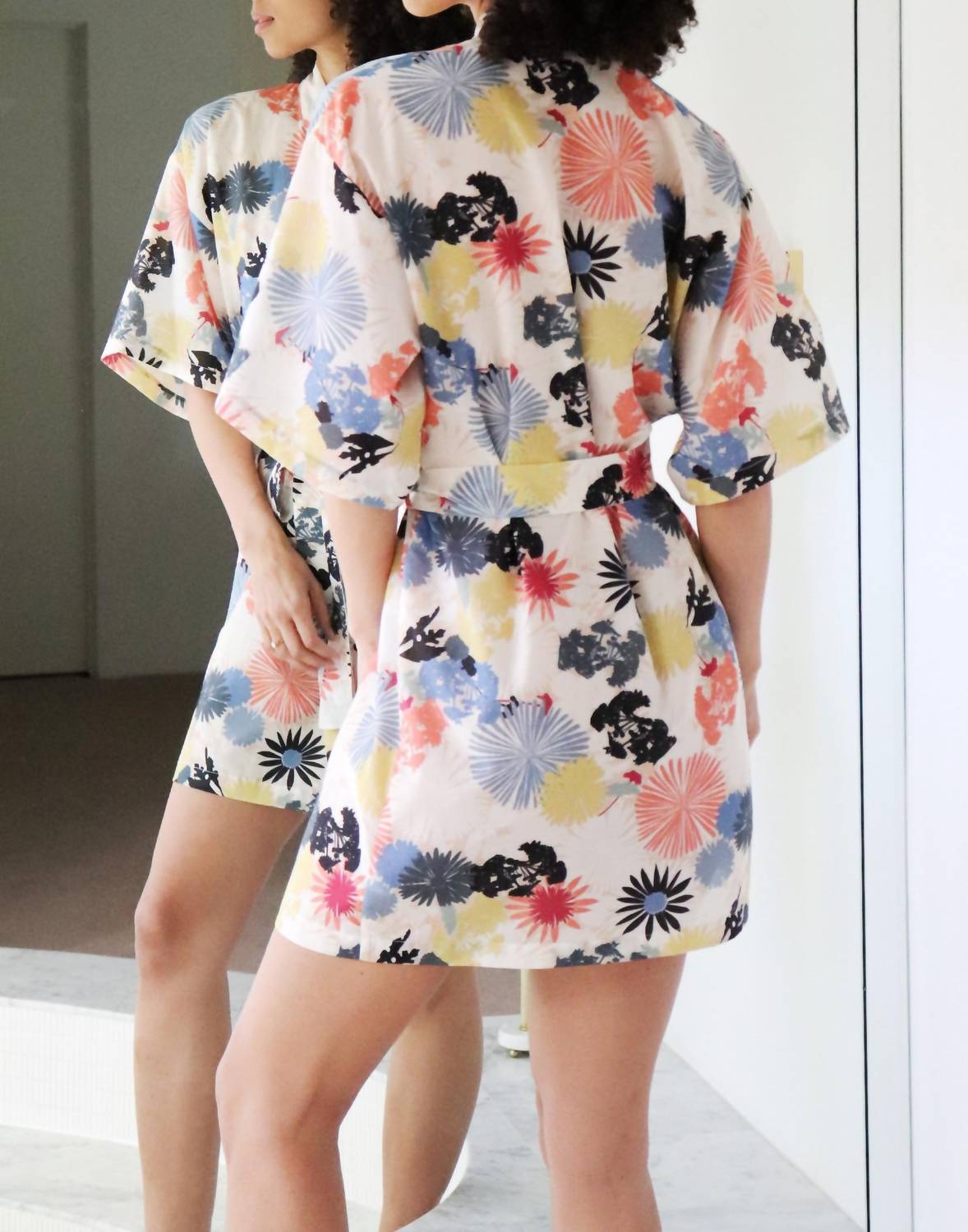 Candice Held - Women's Jerry Cotton Silk Voile Kimono
