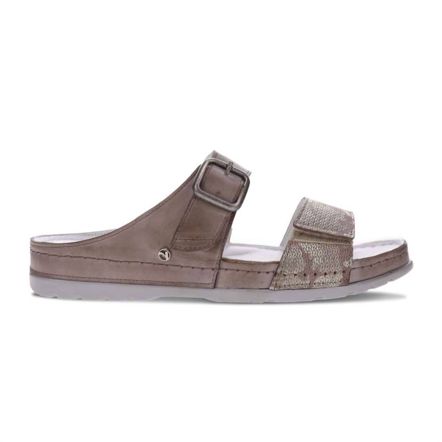 revere Women's Palma Sandals in taupe - women's sandal - detail view