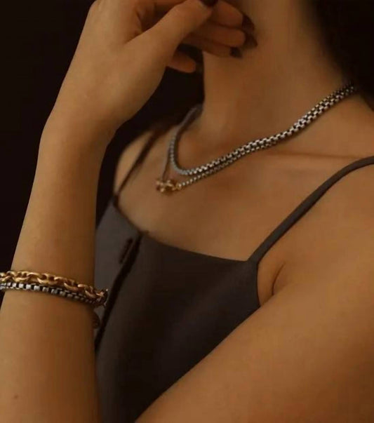 Katie Waltman - Women's Metallic Pearl And Gold Filled Hoops Earrings