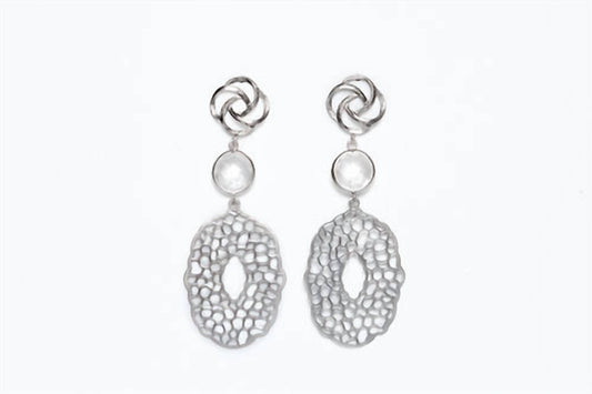 Avenue Chic - Women's Filigree Pendant Earrings