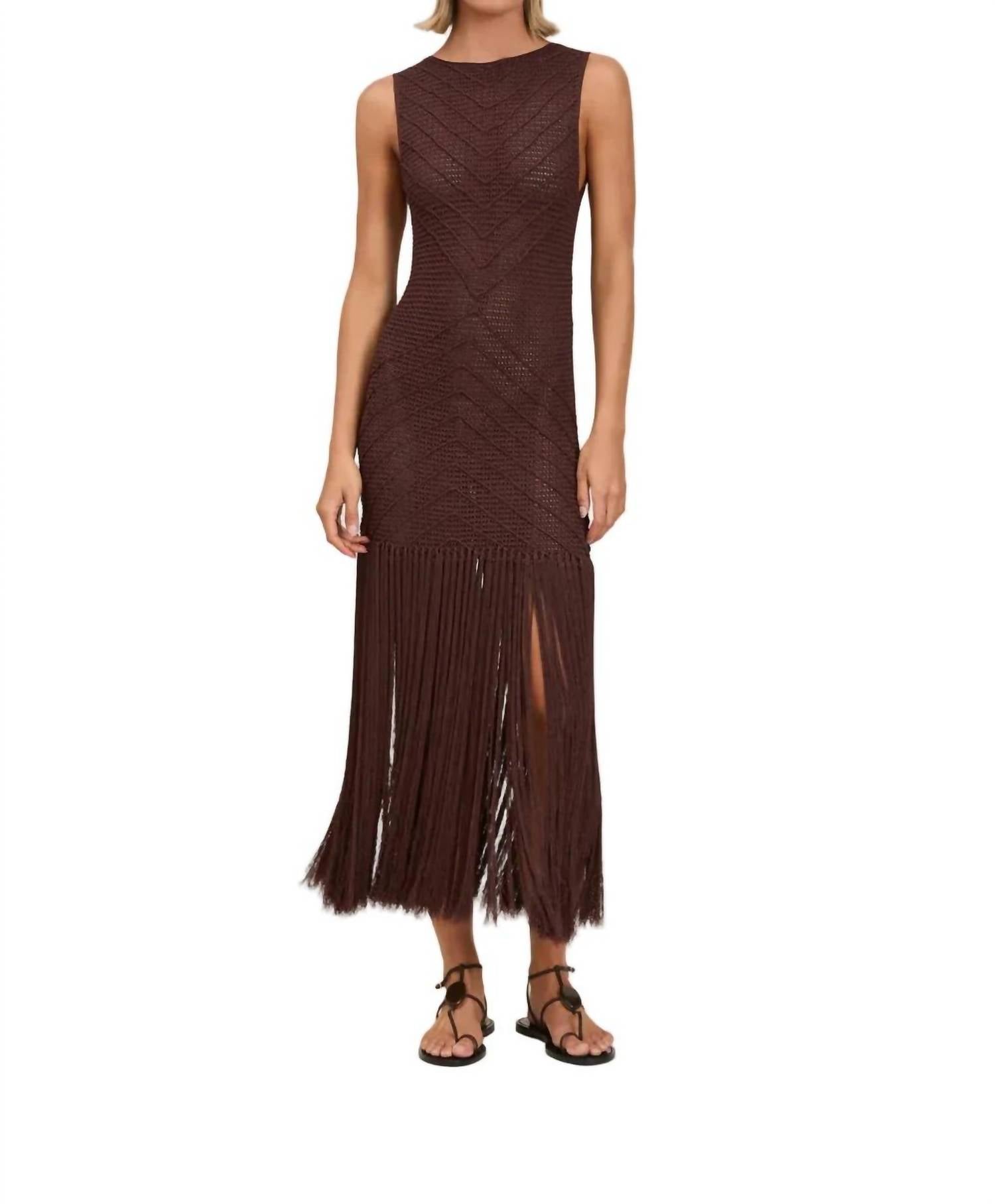 Devon Windsor - Leiza Fringe Dress