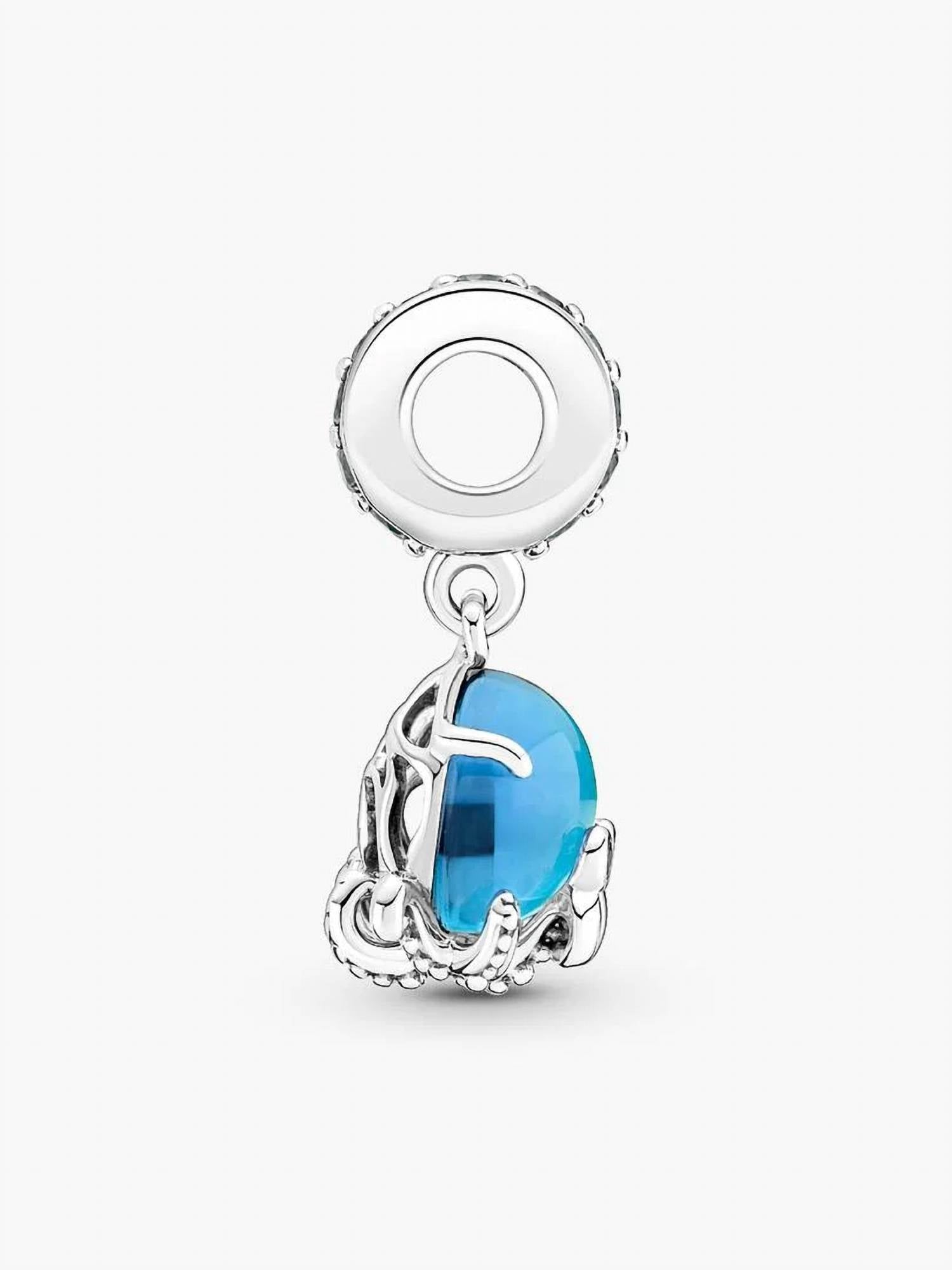 Pandora - Murano Glass Cute Octopus Dangle Charm