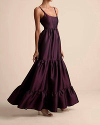 Lulus - Women's Avalie Tiered Bustier Maxi Dress