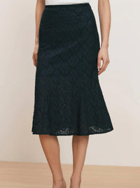 Veronica Beard Massimo Skirt in navy - women's skirt