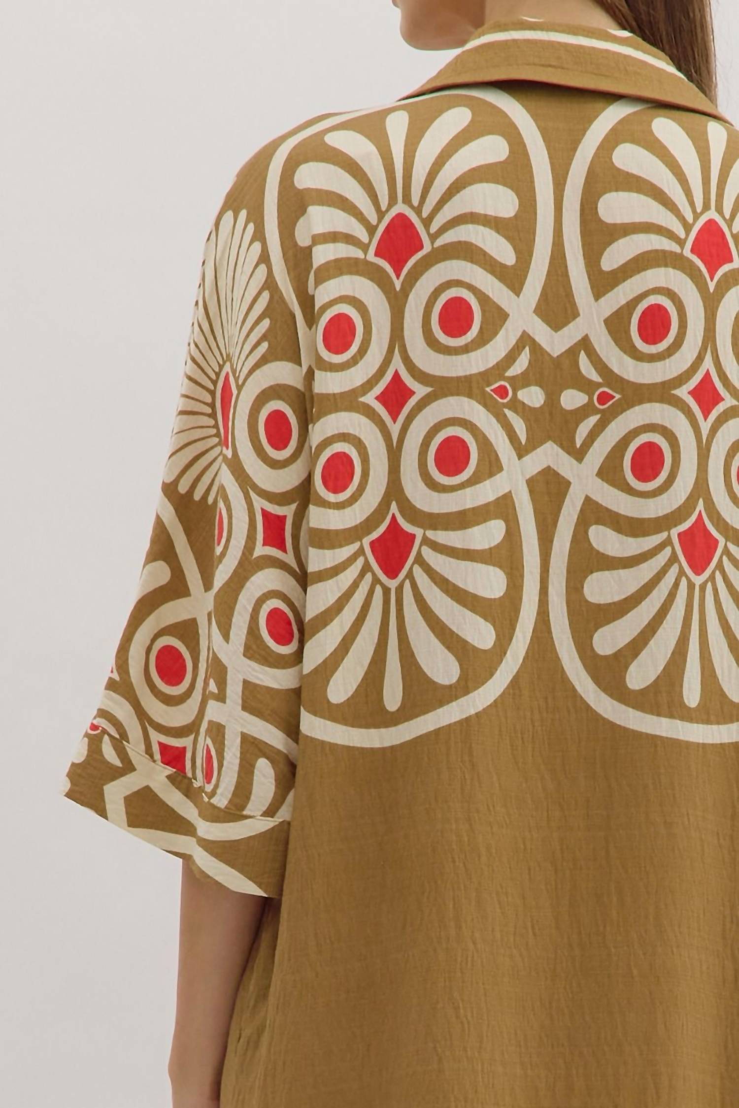 Entro - Sabrina Golden Midi Dress