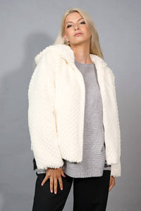 Picadilly - Faux-fur Zip-front Jacket