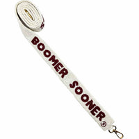 La Chic Designs - Women's Boomer Sooner Beaded Bag Strap