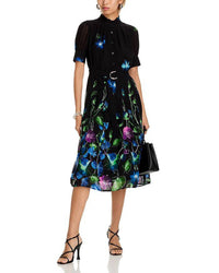 Gracia - Floral Belted Maxi Dress