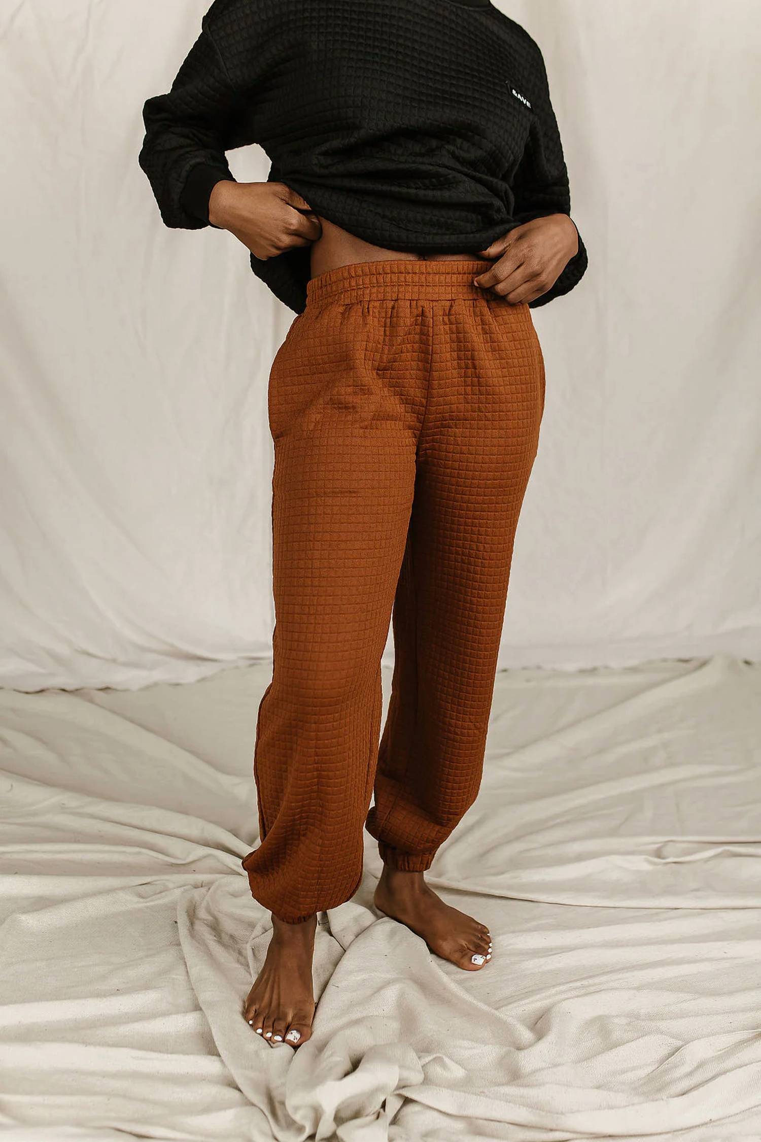 Ampersand Ave - Quilted Jogger Pants