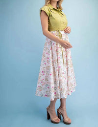 Gigio - Half Button Midi Dress