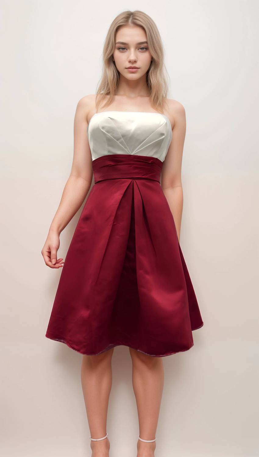 Last Dress - Contrast Sash Cocktail Dress
