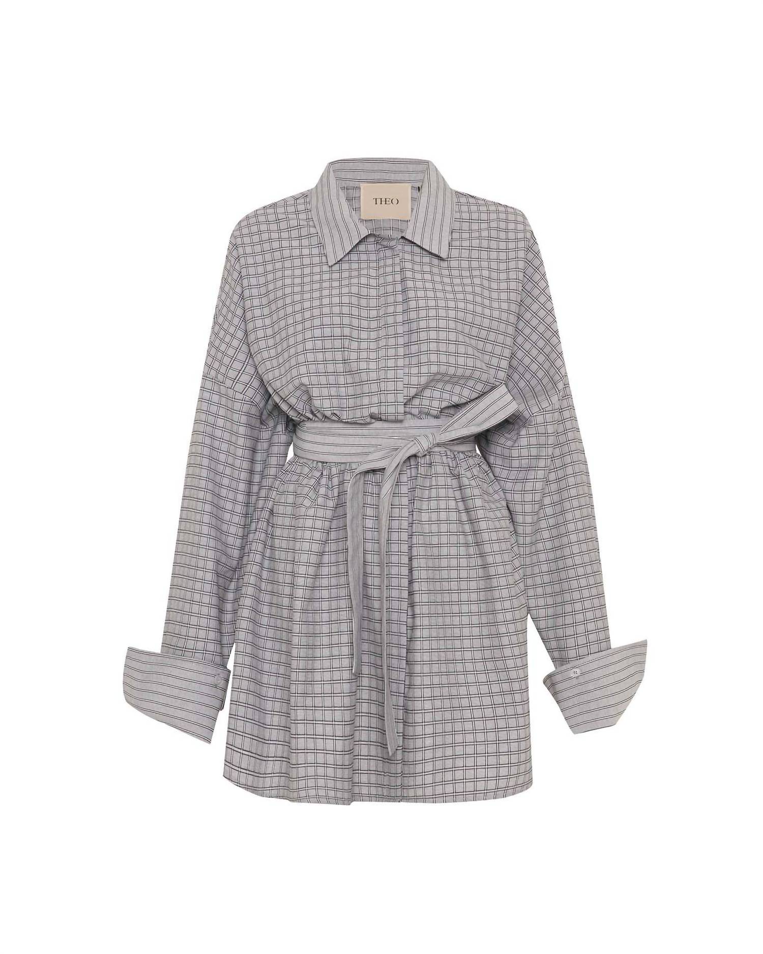 Theo The Label - Women's Echo Plaid Fit-and-flare Mini Dress