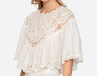 Sea - SOFIA EMBROIDERY TOP