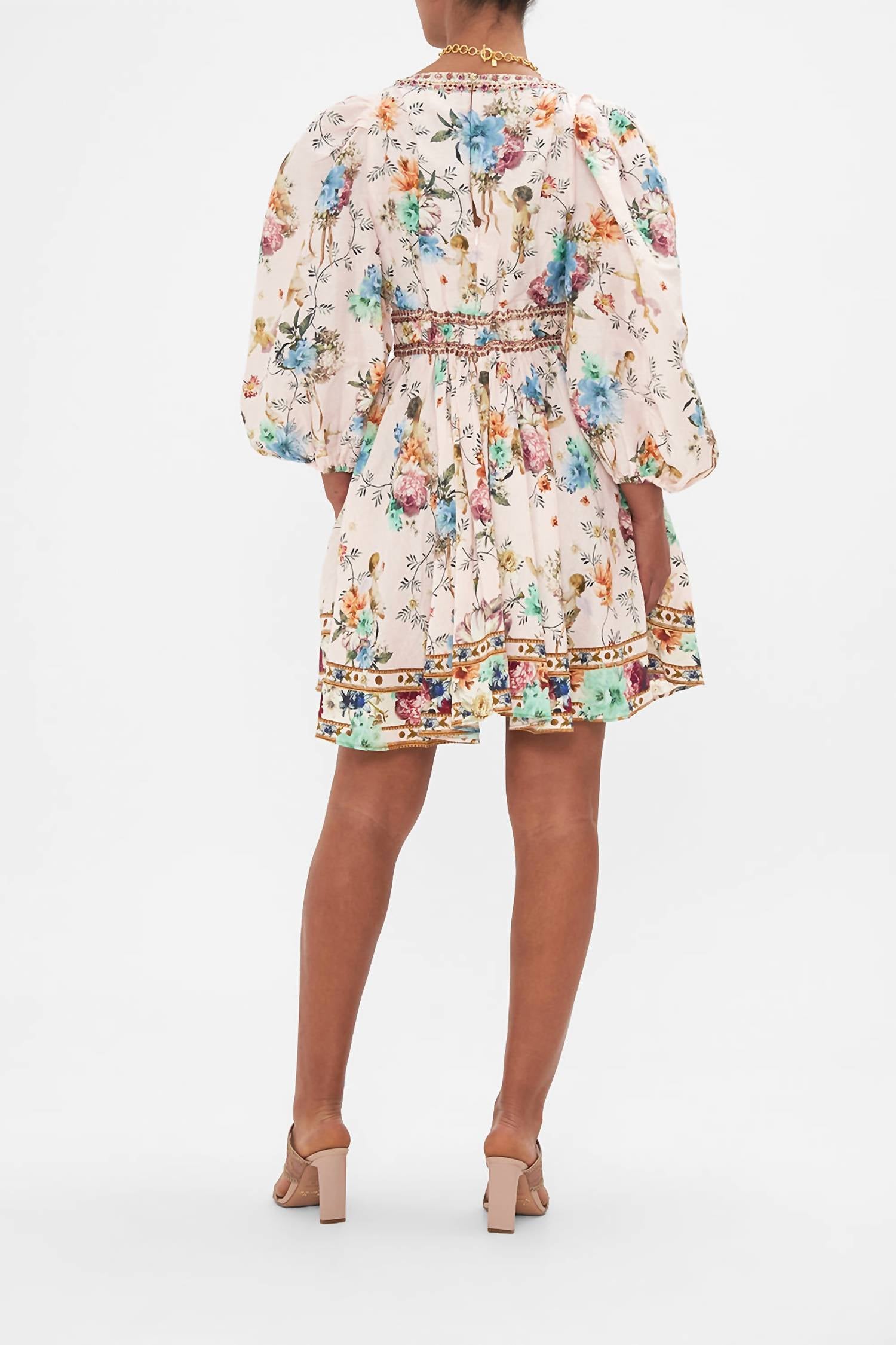 Camilla - Blouson Flared Dress