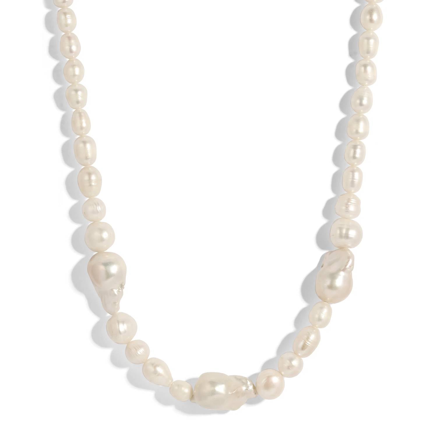 Eklexic - Women's Paloma Baroque Pearl Necklace