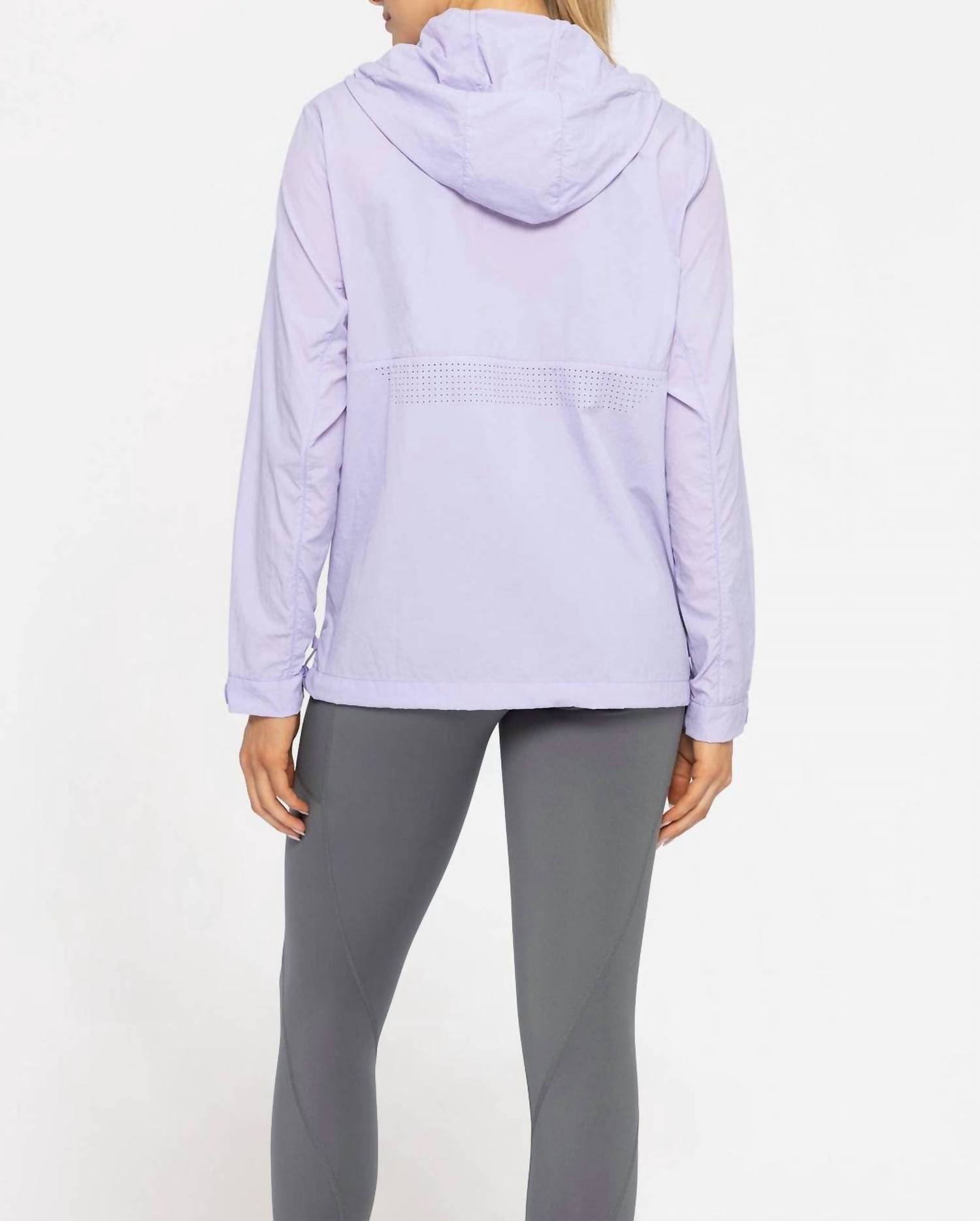Mono B - Hi-lo Zip-up Nylon Running Jacket