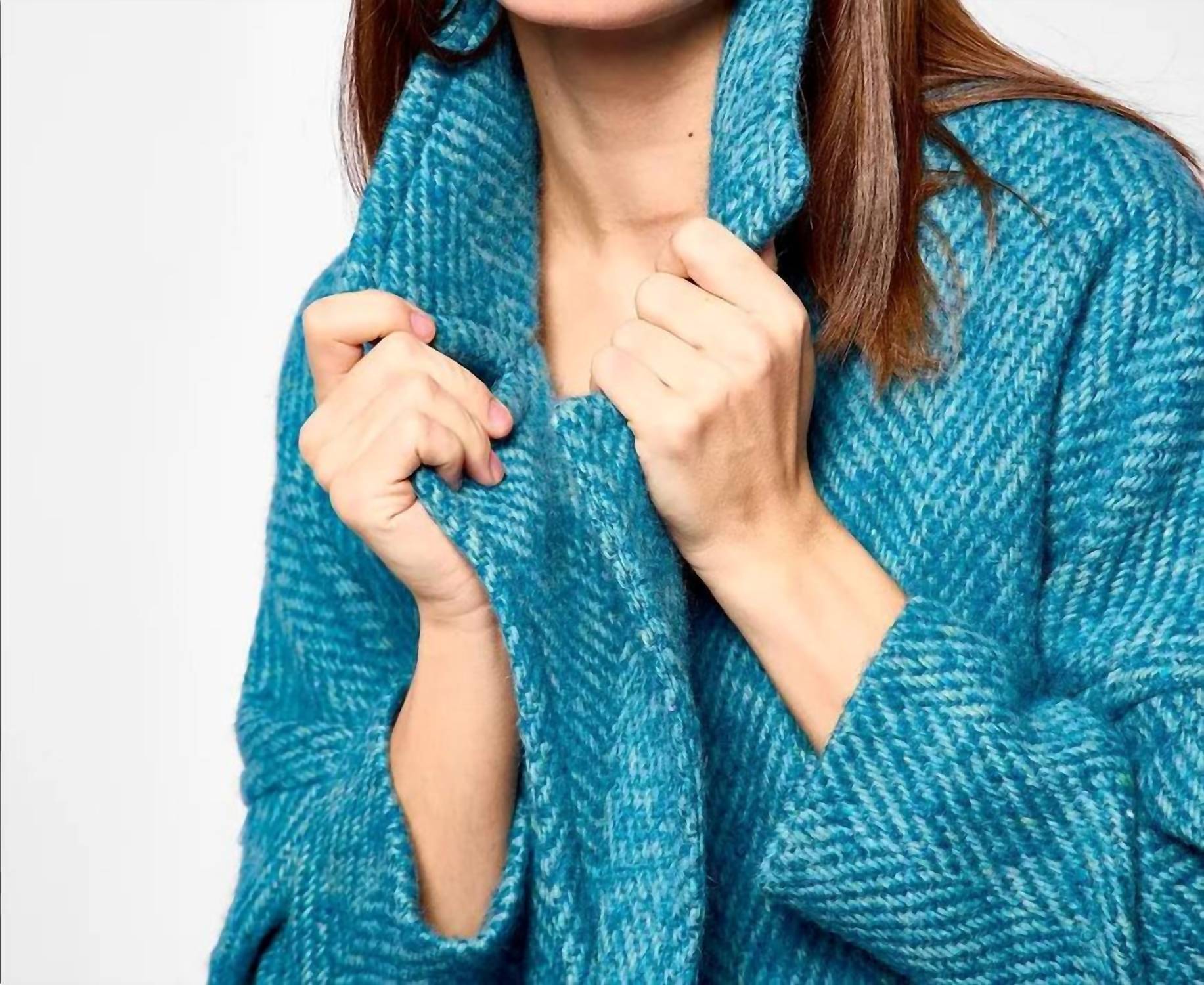 Avoca - Reflections Light Donegal Herringbone Coat