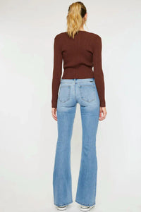 Kancan - Samuel Mid Rise Flare Jean