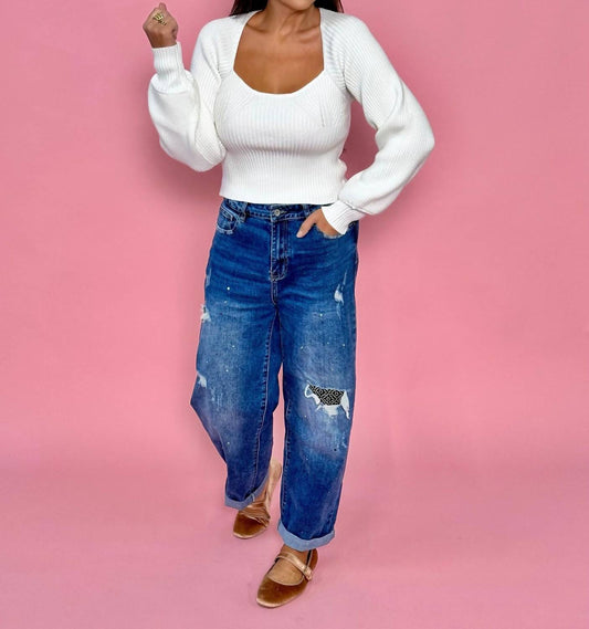 English Factory - Knit Long Sleeve Top