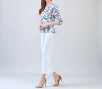 Clara Sunwoo - Scoopneck Half Sleeve Top
