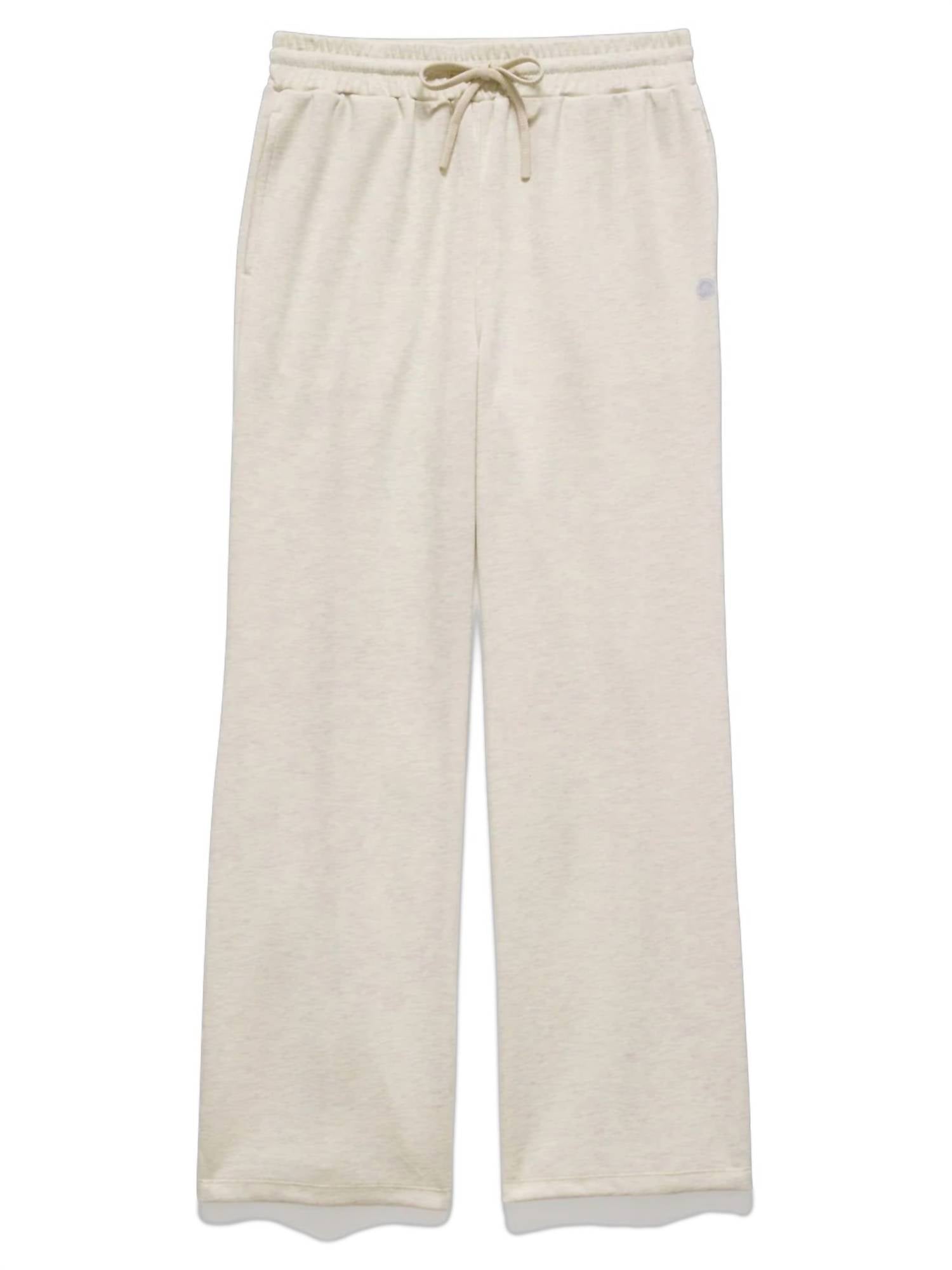 Flags & Anthem Super Soft Wide Leg Pants in oatmeal heather - women's pants - alternate view