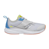 SAUCONY Kid's Ride Sneaker in grey blue citron - kids' sneaker