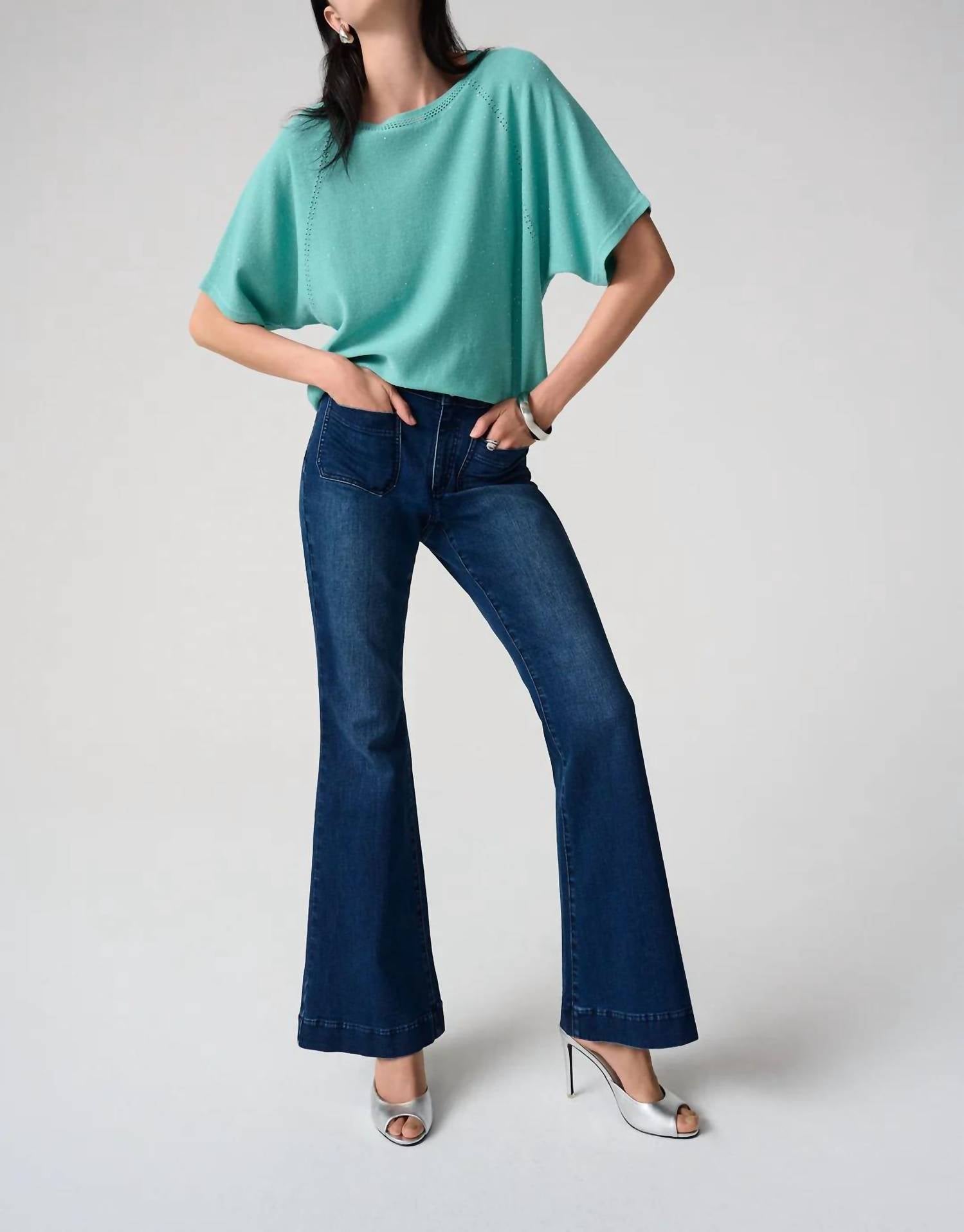 Joseph Ribkoff - Short Sleeve Knit Top
