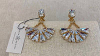 Anton Heunis - Afrodita Oval Earrings with Fan