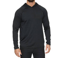 Flags & Anthem Vick Performance Hoodie in charcoal - men's shirt
